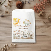 Baby shower landbouwhuisdieren bedankzakje