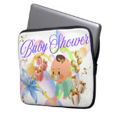 Baby shower laptop sleeve (Voorkant Links)