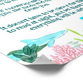 Baby shower Late Night Luierteken Poster (Hoek)