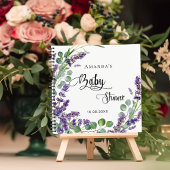 Baby shower lavendel eucalyptus notitieboek