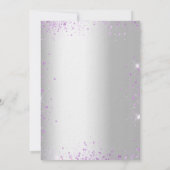 Baby shower lavender seucalyptus luxe kaart (Achterkant)