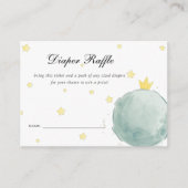 Baby shower Le Petit Prince | Diaper Raffle Informatiekaartje (Voorkant)