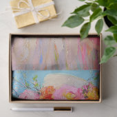 Baby Shower Lente Struisvogel Bloemendecoupage Tissuepapier (Geschenk)