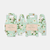 Baby shower  lentevloerbloem bedankdoosjes (Uitgevouwen)