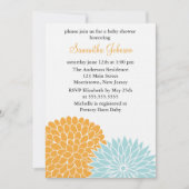 Baby shower lentevloeren kaart (Voorkant)