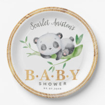 Baby shower Leuke Slapen Panda Groen