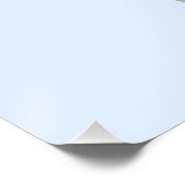 Baby shower lichtblauwe olifantenballonnen perfect poster (Hoek)