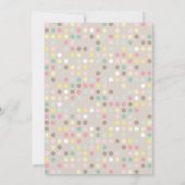 Baby shower liefde groeit in onze stamboom pastel kaart (Achterkant)