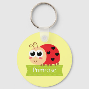 Baby Shower: Lieve baby lieveheersbeestje met hart Sleutelhanger