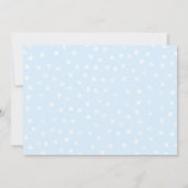 Baby shower Lion Cub Floral Blue (Achterkant)