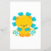 Baby shower Lion Hoe goed je de kaart kent (Achterkant)