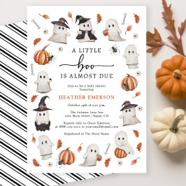 Baby shower Little Boo Kaart