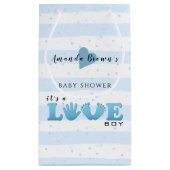Baby shower Love Baby Boy Klein Cadeauzakje (Achterkant)