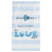 Baby shower Love Baby Boy Klein Cadeauzakje (Voorkant)