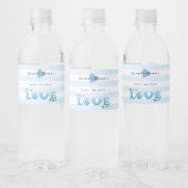 Baby shower Love Baby Boy Waterfles Etiket (Flessen)