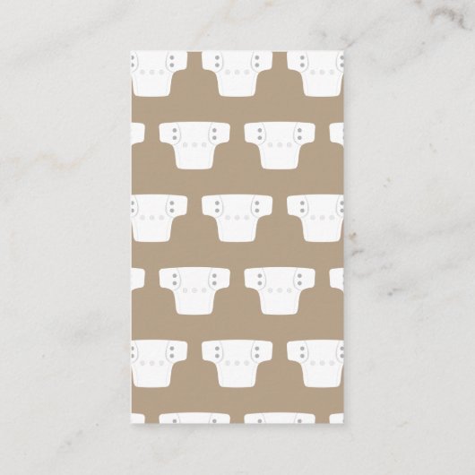 Baby shower Lucht Raffle Tickets Taupe Tan Informatiekaartje (Achterkant)