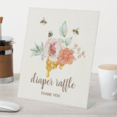 Baby shower luidere keel reclamebord met voetstuk (Insitu)