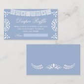 Baby shower Luier Raffel Enclosure Kaart (Voorkant / Achterkant)