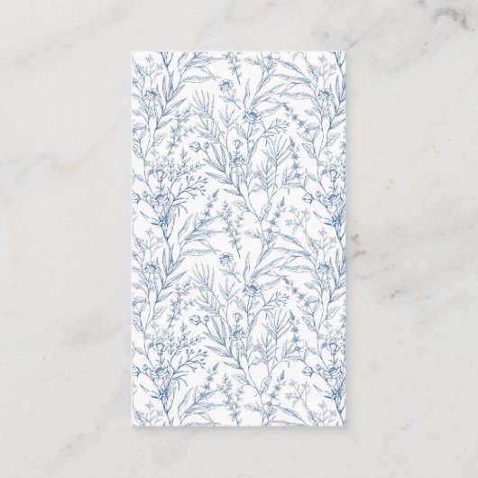 Baby shower Luier Raffle Blauwe Lijn Getrokken Blo Informatiekaartje (Achterkant)