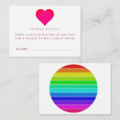 Baby shower Luier Raffle Ticket Kaarten (Voorkant / Achterkant)