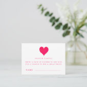 Baby Shower Luier Raffle Ticket Kaarten (Staand voorkant)