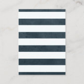 Baby shower Luier Raffle Ticket | Walvissen Informatiekaartje (Achterkant)