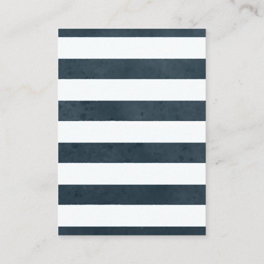 Baby shower Luier Raffle Ticket | Zeeen schildpad Informatiekaartje (Achterkant)