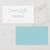 baby shower luierafdichtingen, Creative Tiffany Sc Informatiekaartje (Voorkant / Achterkant)