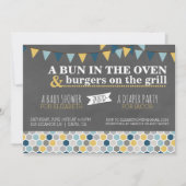 Baby shower/luierfeestuitnodiging kaart (Voorkant)