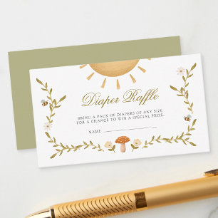 Baby shower luierkrabbel Informatiekaartje