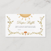  Baby shower luierkrabbel Informatiekaartje (Voorkant)