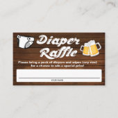 Baby shower luierritten informatiekaartje (Voorkant)