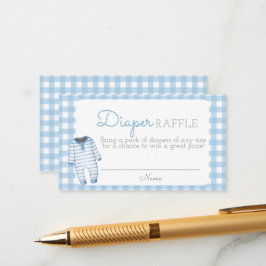 Baby Shower Luierspel Kaart Jongens Beer