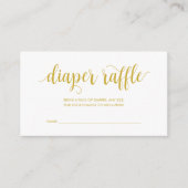 baby shower luierspoeling, modern Rustisch goud Informatiekaartje (Voorkant)