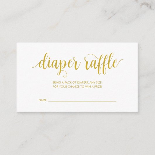 baby shower luierspoeling, modern Rustisch goud Informatiekaartje (Voorkant)