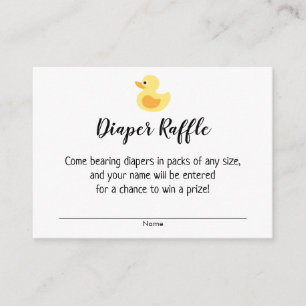 baby shower luierspoelkaartjes met rubberklem informatiekaartje