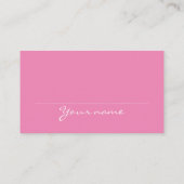 Baby shower - Luierverloting insert - Roze bloemet Informatiekaartje (Achterkant)