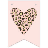 Baby shower luipspuiten en tijgerstrepen vlaggetjes (Tweede vlag)