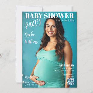 Baby shower Magazine Hoesje Kaart
