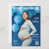 Baby shower Magazine Hoesje Kaart (Voorkant)