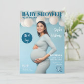 Baby shower Magazine Hoesje Kaart (Staand voorkant)