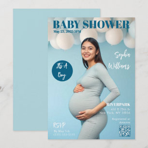 Baby shower Magazine Hoesje Kaart