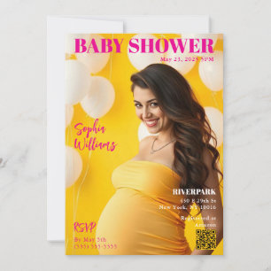Baby shower Magazine Hoesje Kaart