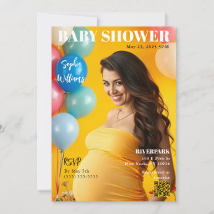 Baby shower Magazine Hoesje Kaart