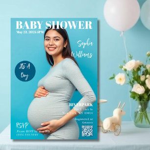 Baby shower Magazine Hoesje Kaart