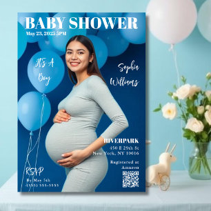 Baby shower Magazine Hoesje Kaart