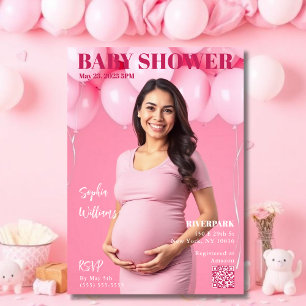 Baby shower Magazine Hoesje Kaart