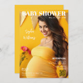 Baby shower Magazine Hoesje Kaart (Voorkant / Achterkant)