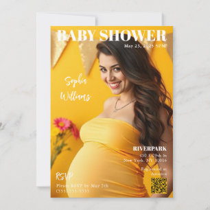 Baby shower Magazine Hoesje Kaart