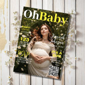 Baby shower Magazine Hoesje Uitnodiging